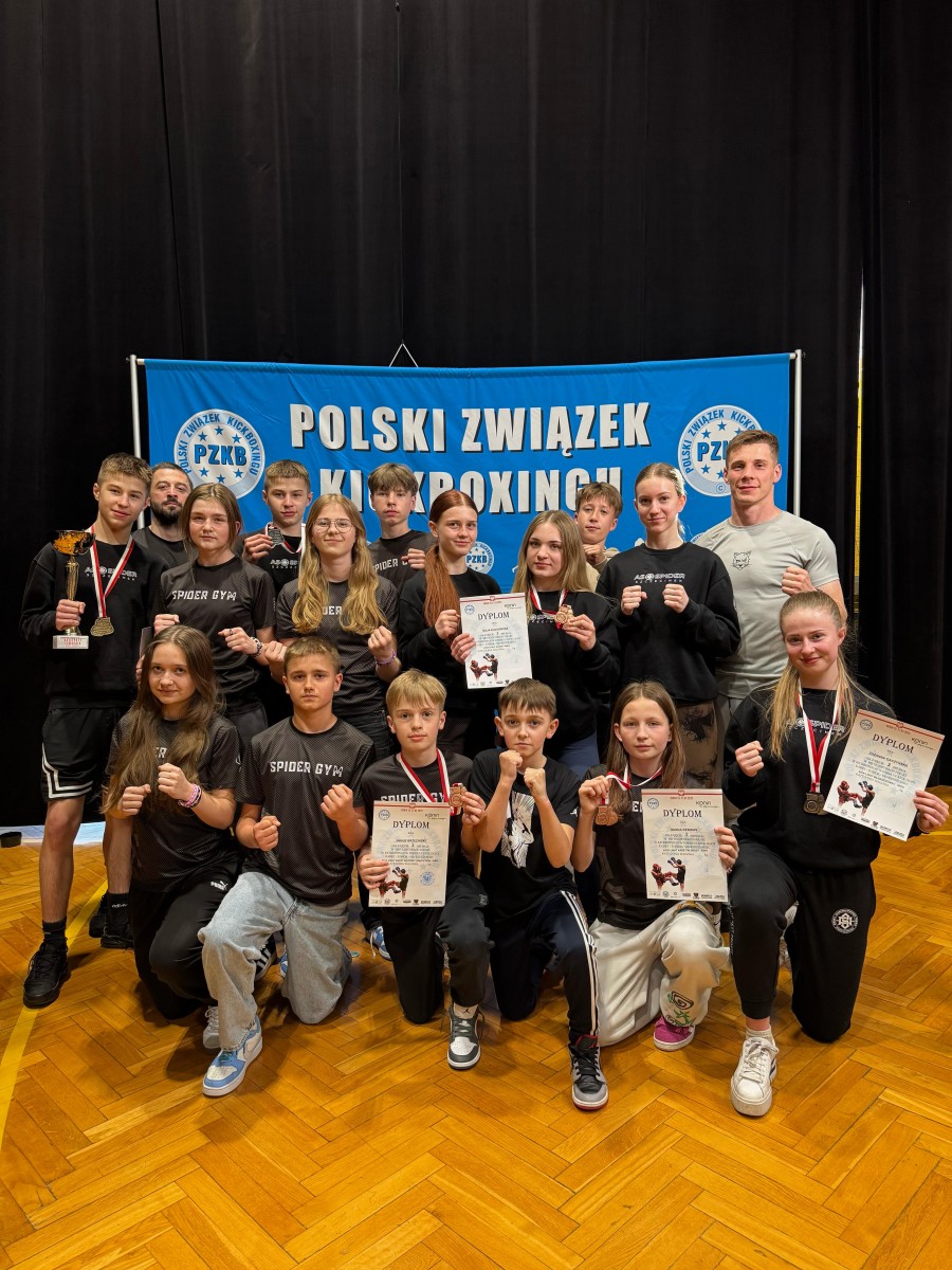 Sukcesy Spider Gym podczas Mistrzostw Polski w Kick Light